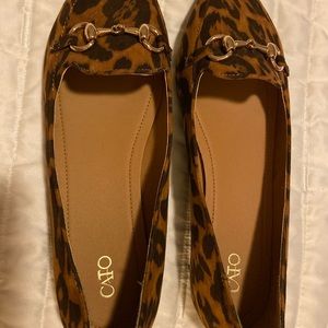 Cato Leopard Print Flats